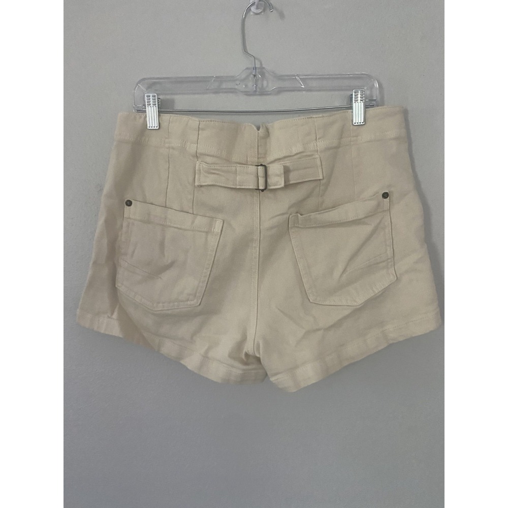 Anthropologie Pilcro The Kit High-Rise Utility Shorts Tan Khaki Size 31 - Picture 5 of 12